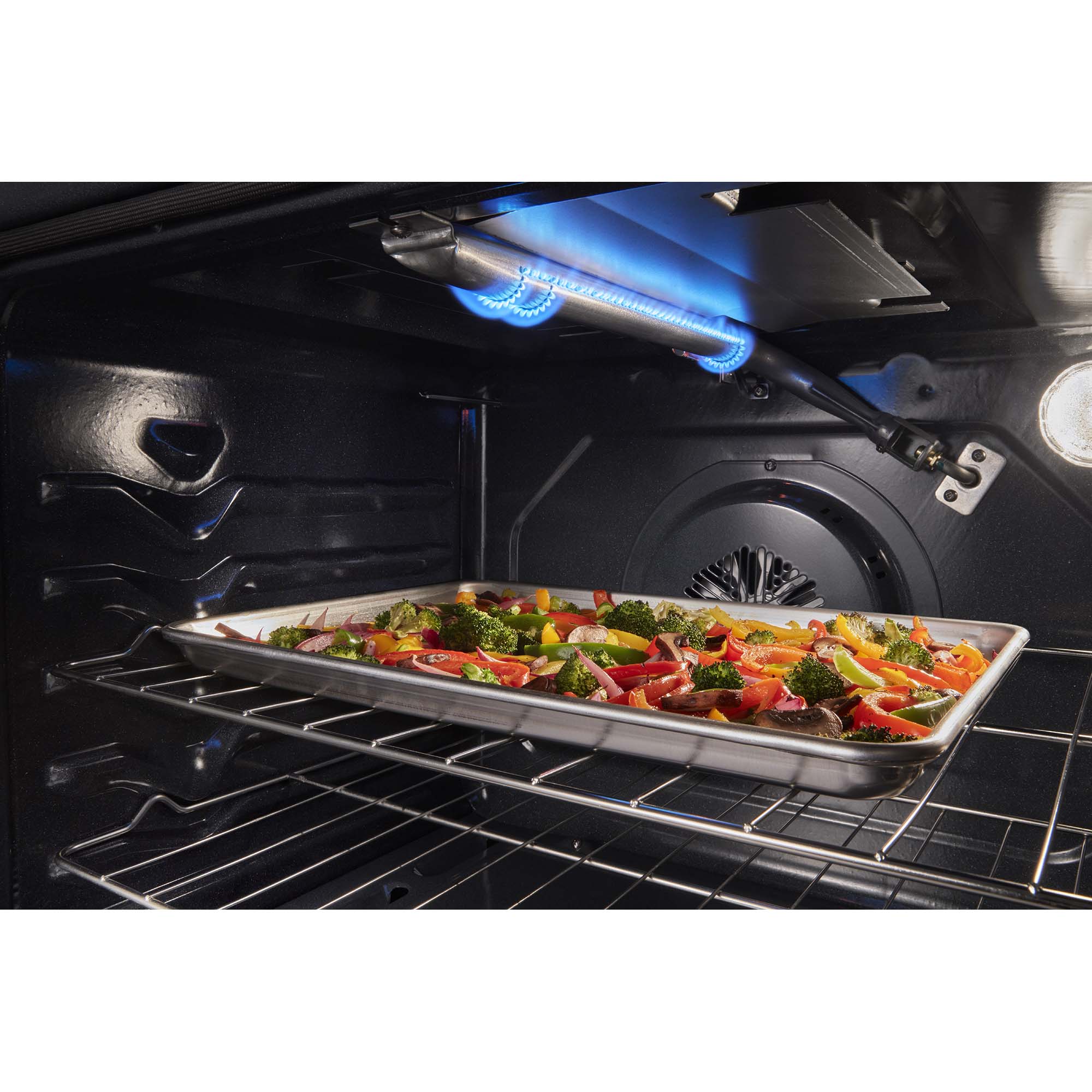 Whirlpool 30 in. 5.0 cu. ft. Air Fry Convection Oven Freestanding Gas ...