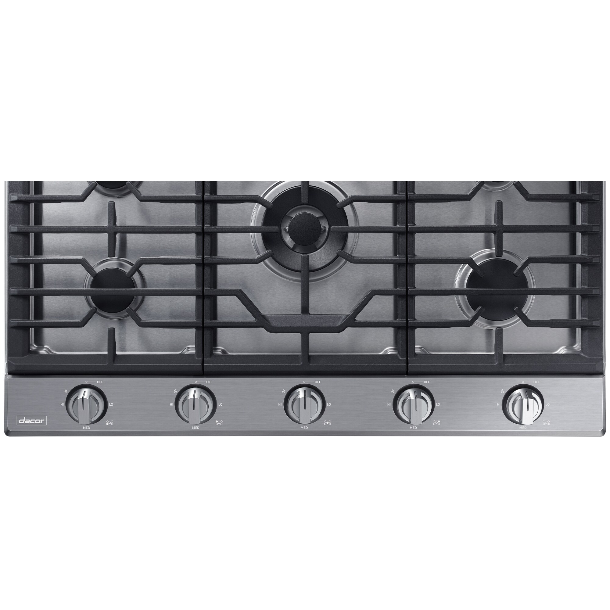 Dacor Transitional Series 36 In 5 Burner Smart Natural Gas Cooktop   AZ5 DTG36P875NS 