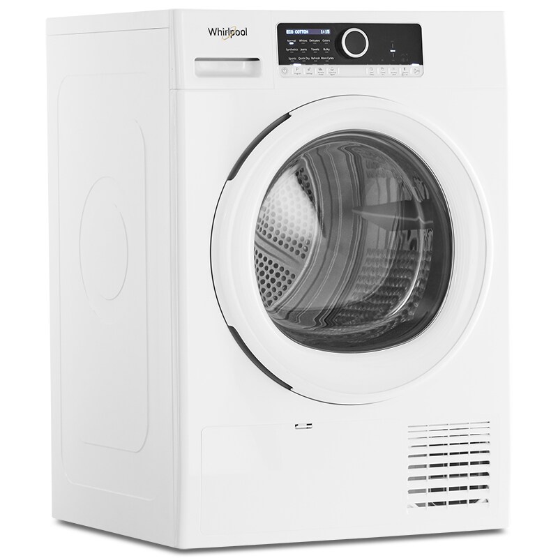 Whirlpool 24 in. 4.3 cu. ft. Ventless Electric Dryer for Small Spaces ...