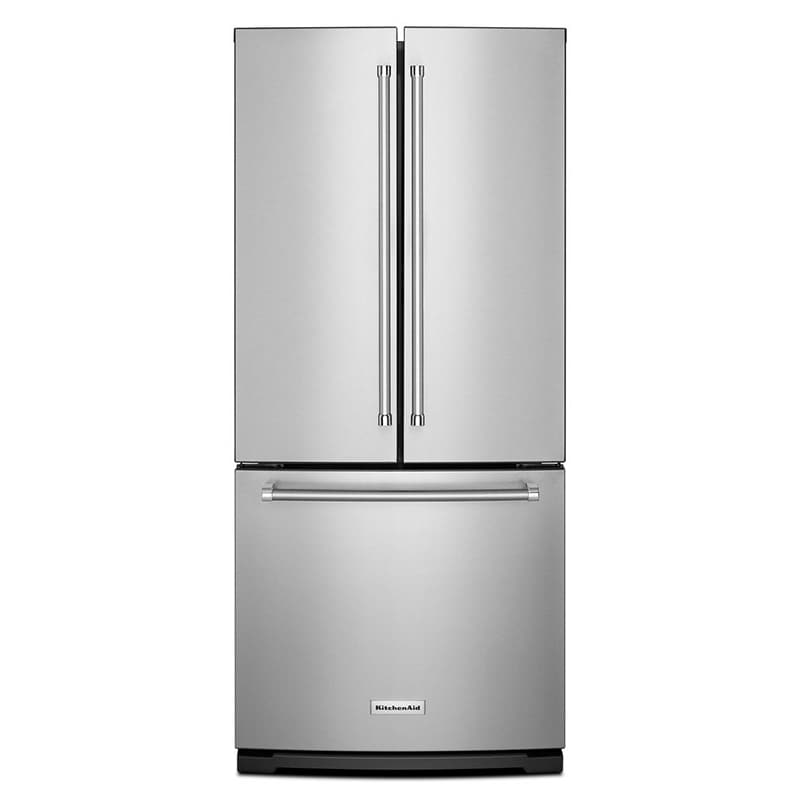 KitchenAid 30 in. 19.7 cu. ft. French Door Refrigerator with Internal ...