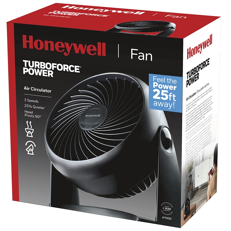 Honeywell Table Fan with 3 Speed Settings & Adjustable Tilt - Black | P ...