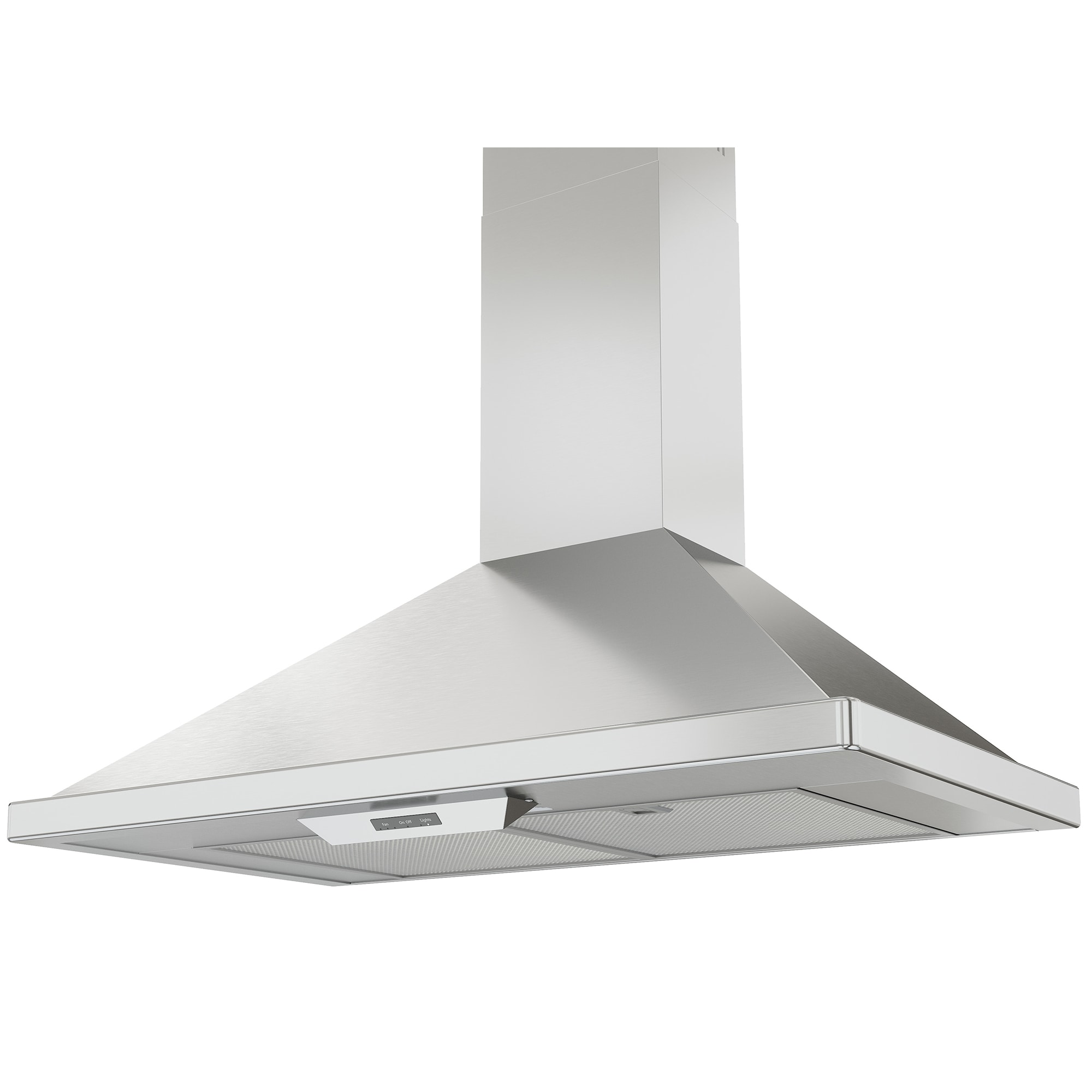 Zephyr 30 in. Chimney Style Range Hood with 3 Speed Settings, 600 CFM ...