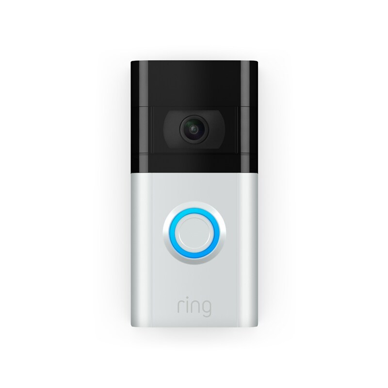 Ring Wireless Video Doorbell Camera 3 - Satin Nickel (8VRSLZ-0EN0)