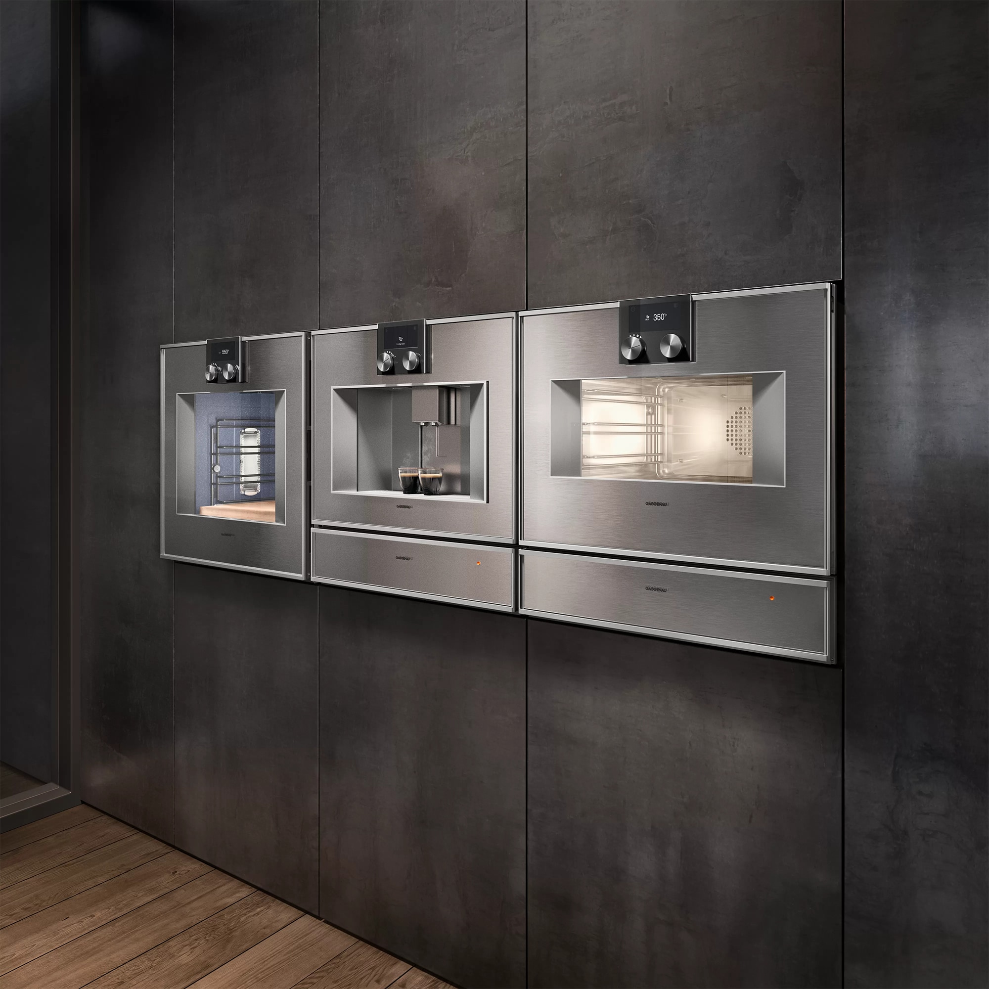 Gaggenau 400 Series 24 in. 3.2 cu. ft. Electric Smart Wall Oven with