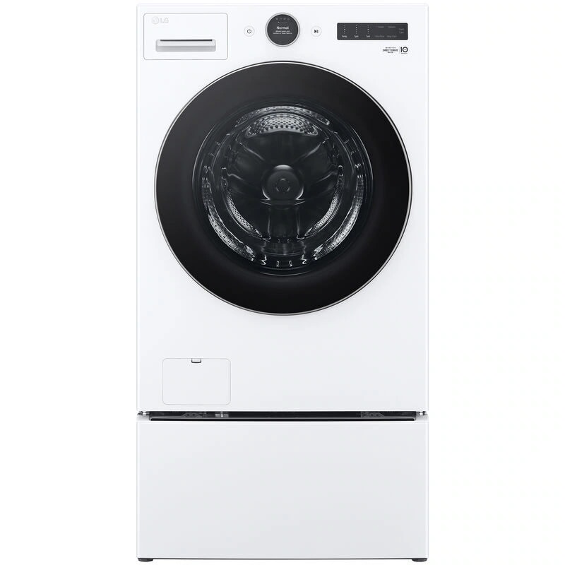 LG 27 in. 4.5 cu. ft. Smart Stackable Front Load Washer with AI DD ...