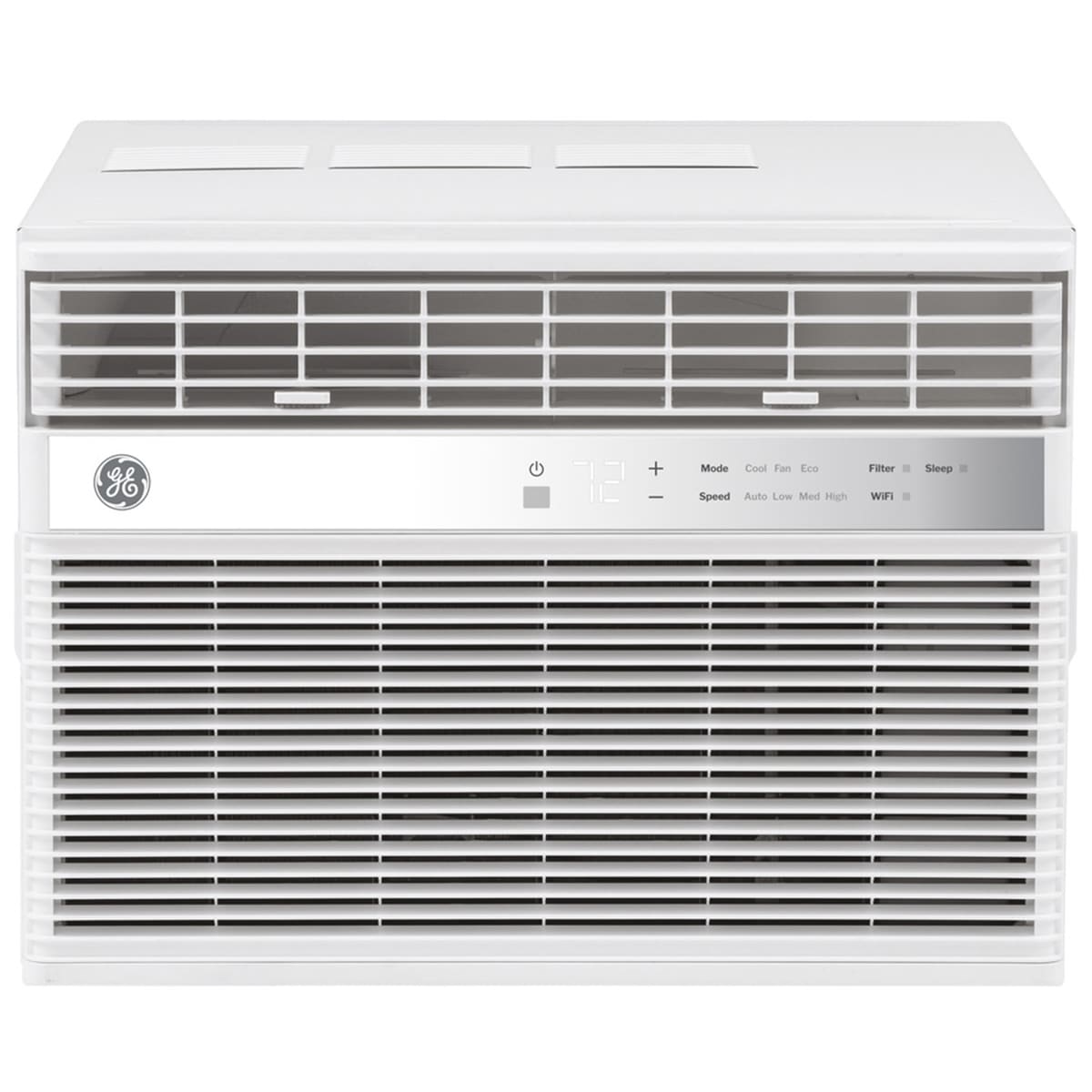 GE 10,000 BTU Smart Window Air Conditioner with 3 Fan Speeds, Sleep ...