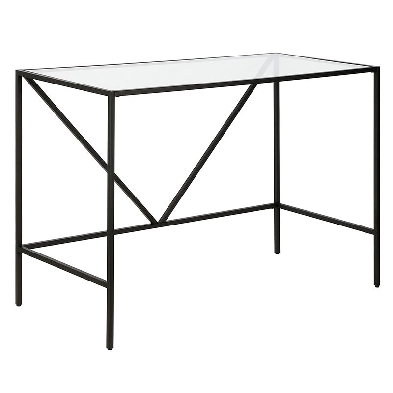 Hudson & Canal Draper Blackened Bronze Writing Desk (OF0875)