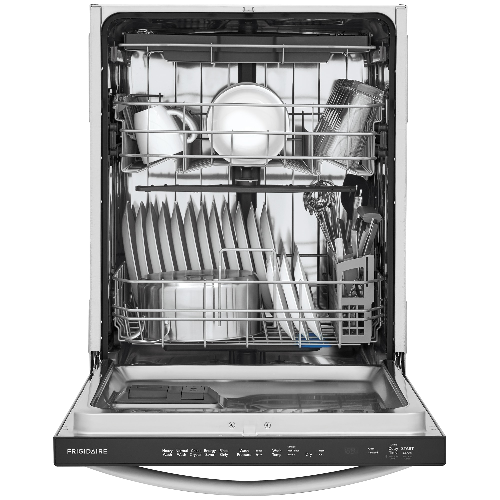 Frigidaire 24 in. Built-In Dishwasher with Top Control, 49 dBA Sound ...