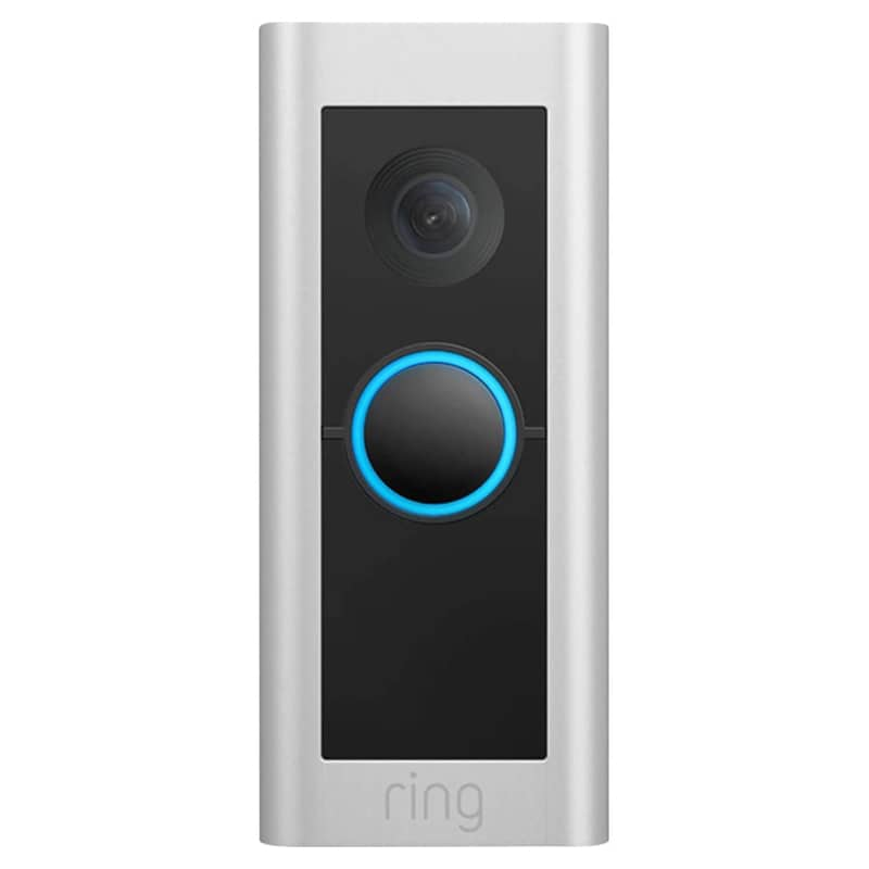 Ring - Video Doorbell Pro 2 Smart WiFi Video Doorbell Wired - Satin Nickel (B086Q54K53)