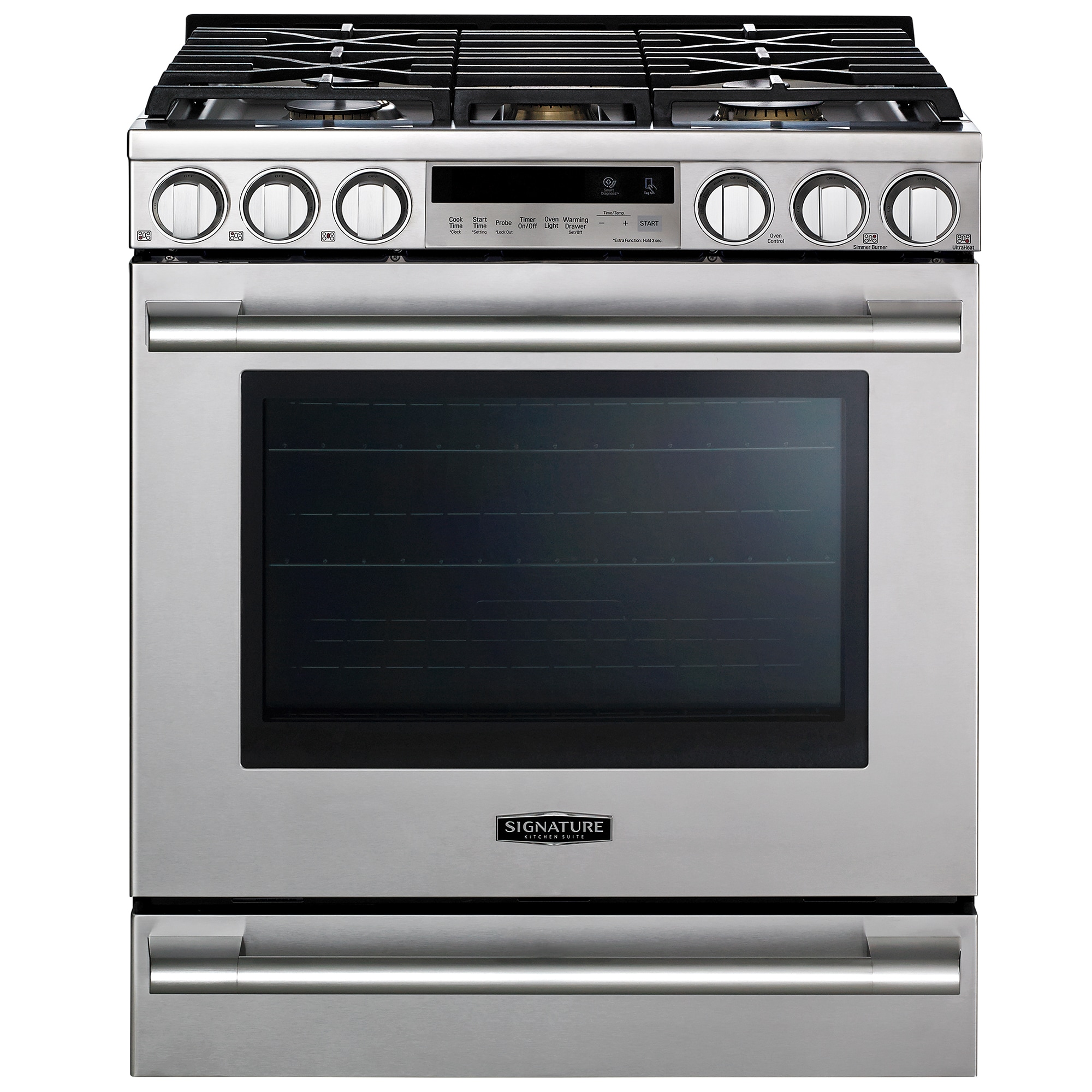 Signature Kitchen Suite 30 in. 6.3 cu. ft. Smart Convection Oven Slide ...