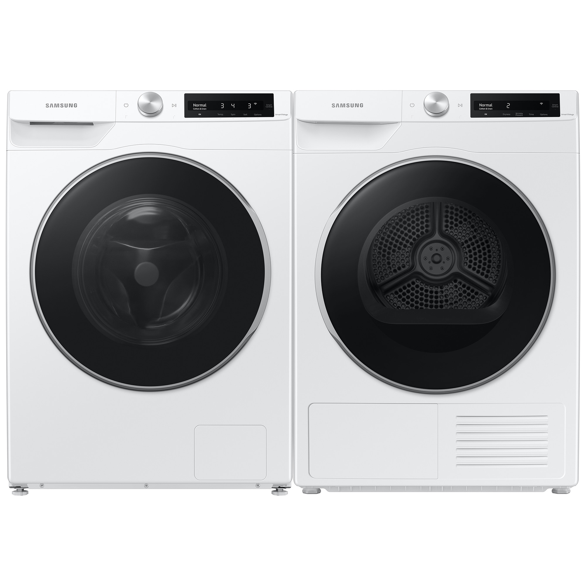 Samsung 24 in. 4.0 cu. ft. Ventless Electric Dryer with 15 Dryer ...