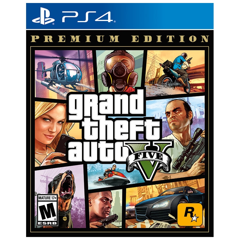 Grand Theft Auto V Premium Online Edition for PS4 (710425570322)