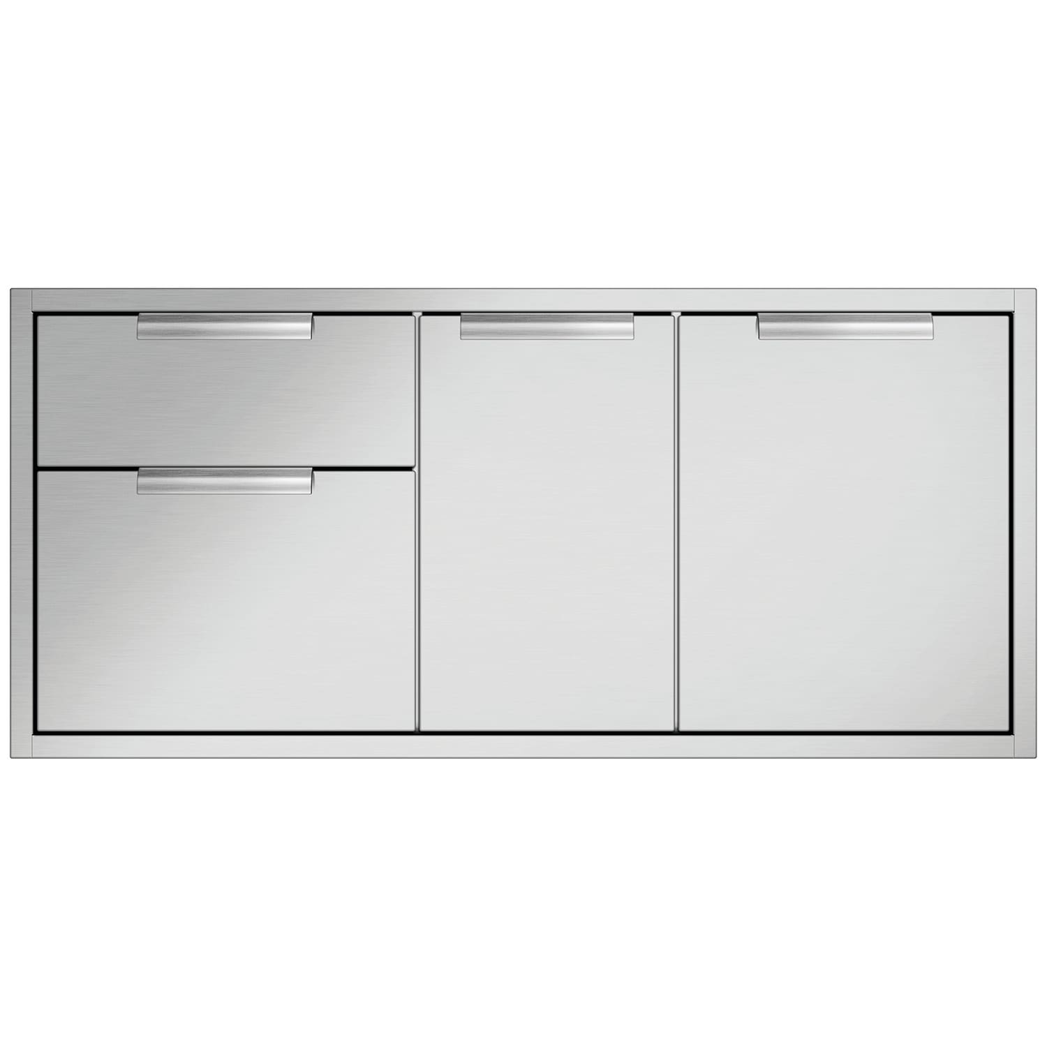 DCS 48" Outdoor Kitchen Built-In Triple Access Drawers with Propane Tank Storage - Stainless Steel (ADR2-48)