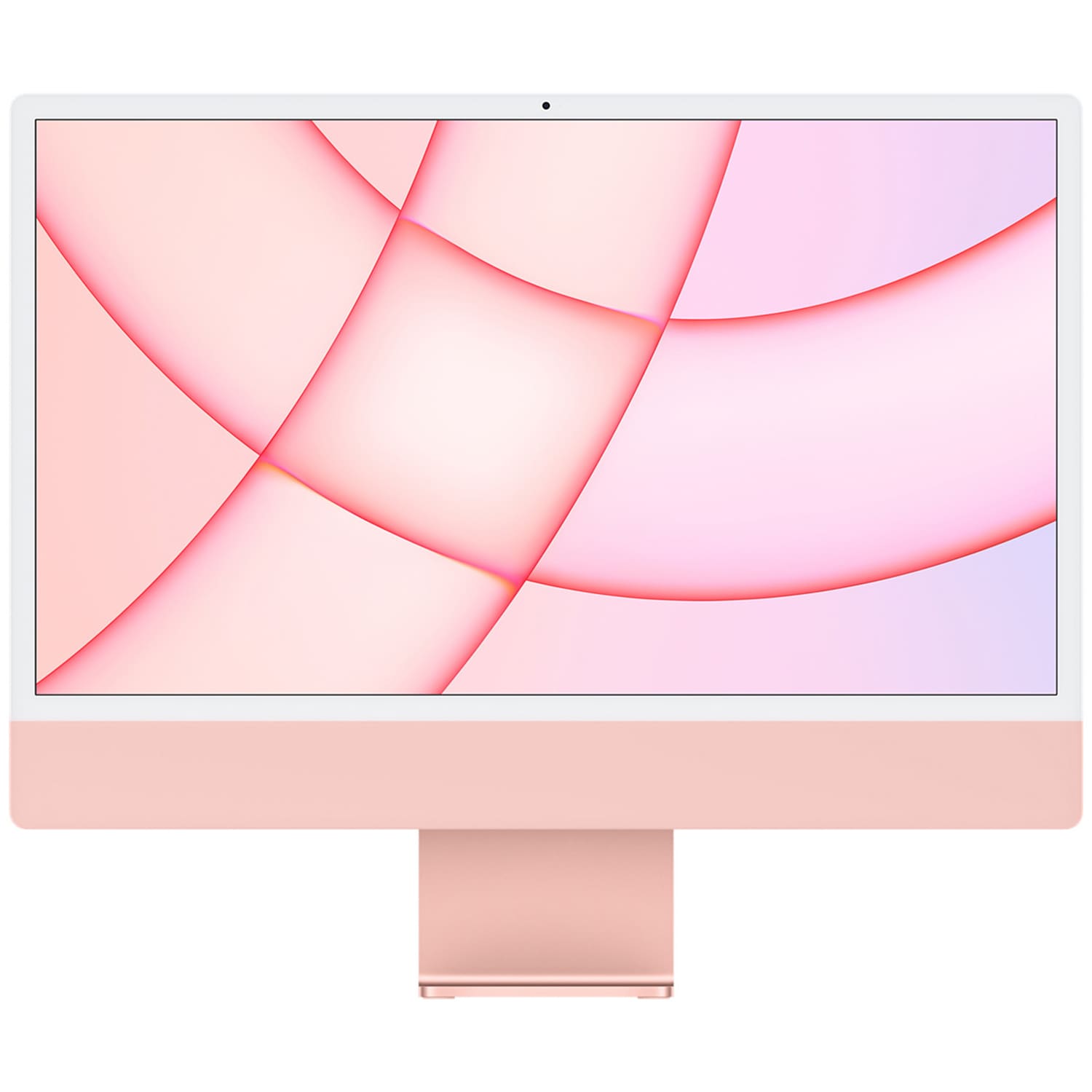 Apple iMac with 4.5K Retina Display, Apple M1 8-core, 8GB RAM, 512GB SSD, Apple 8-core GPU, MacOS - Pink (MGPN3LL-A)