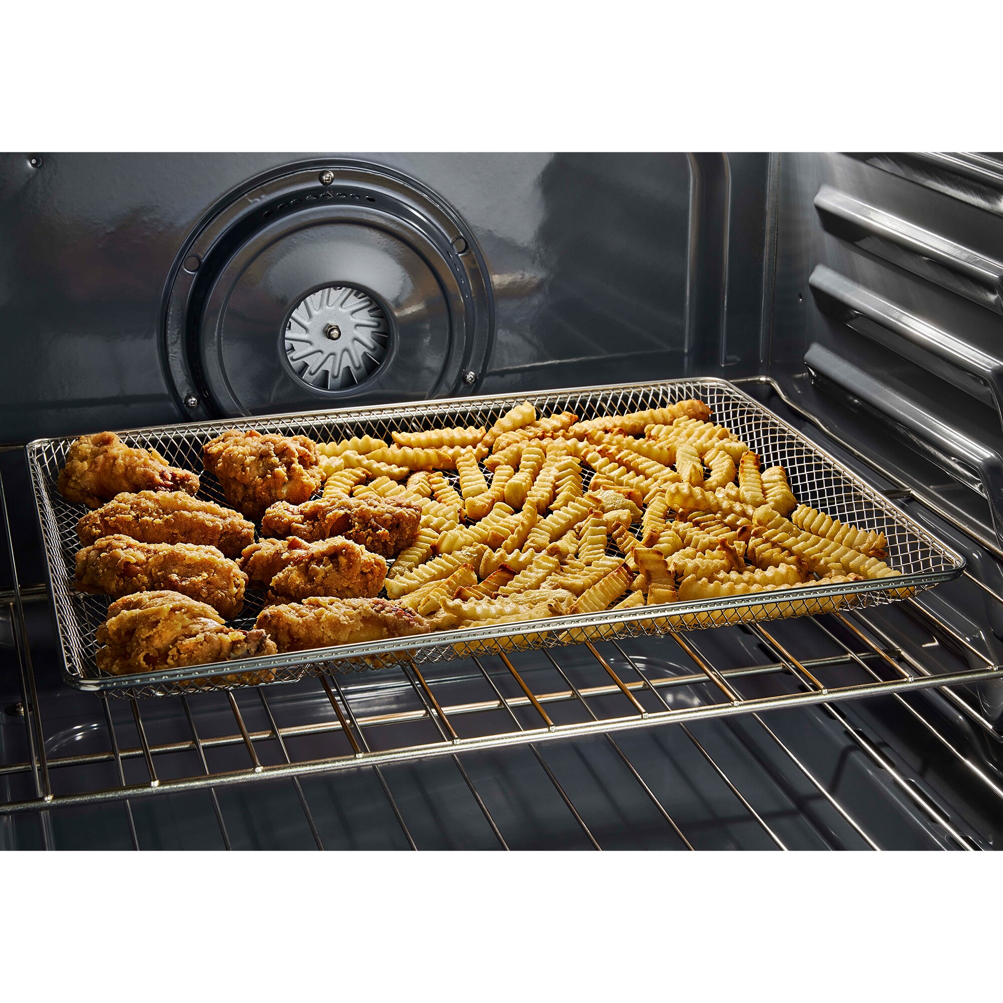 Maytag 30 in. 5.8 cu. ft. Air Fry Convection Oven Slide-In Natural Gas ...