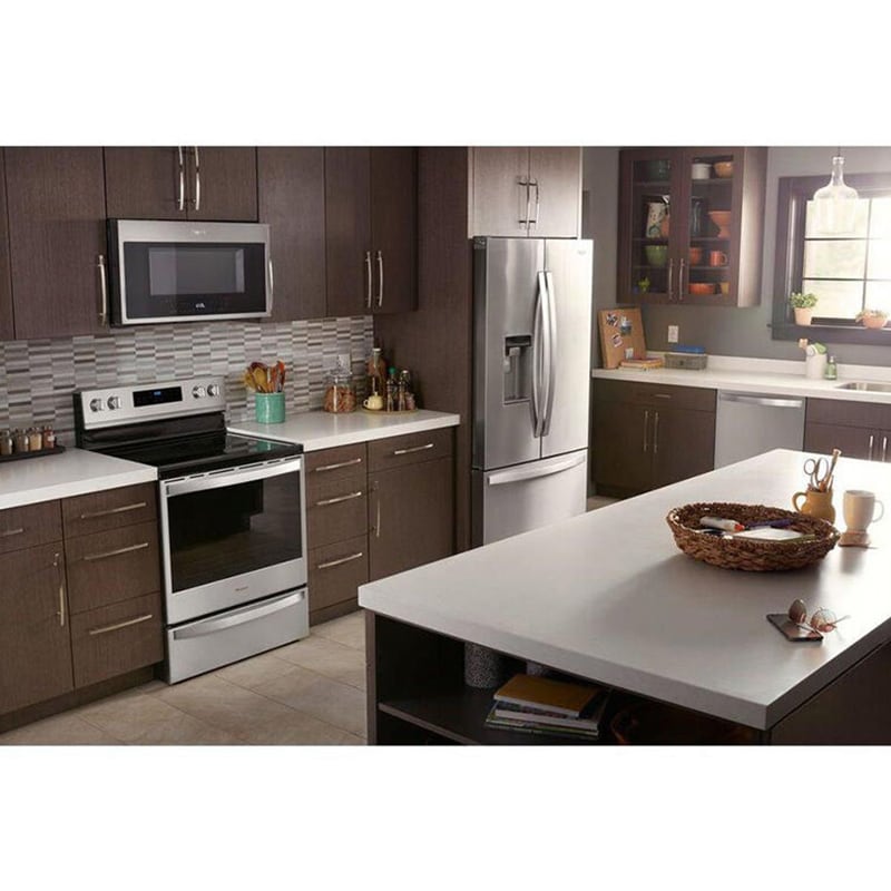 Whirlpool 30 in. 6.4 cu. ft. Convection Oven Freestanding Electric ...