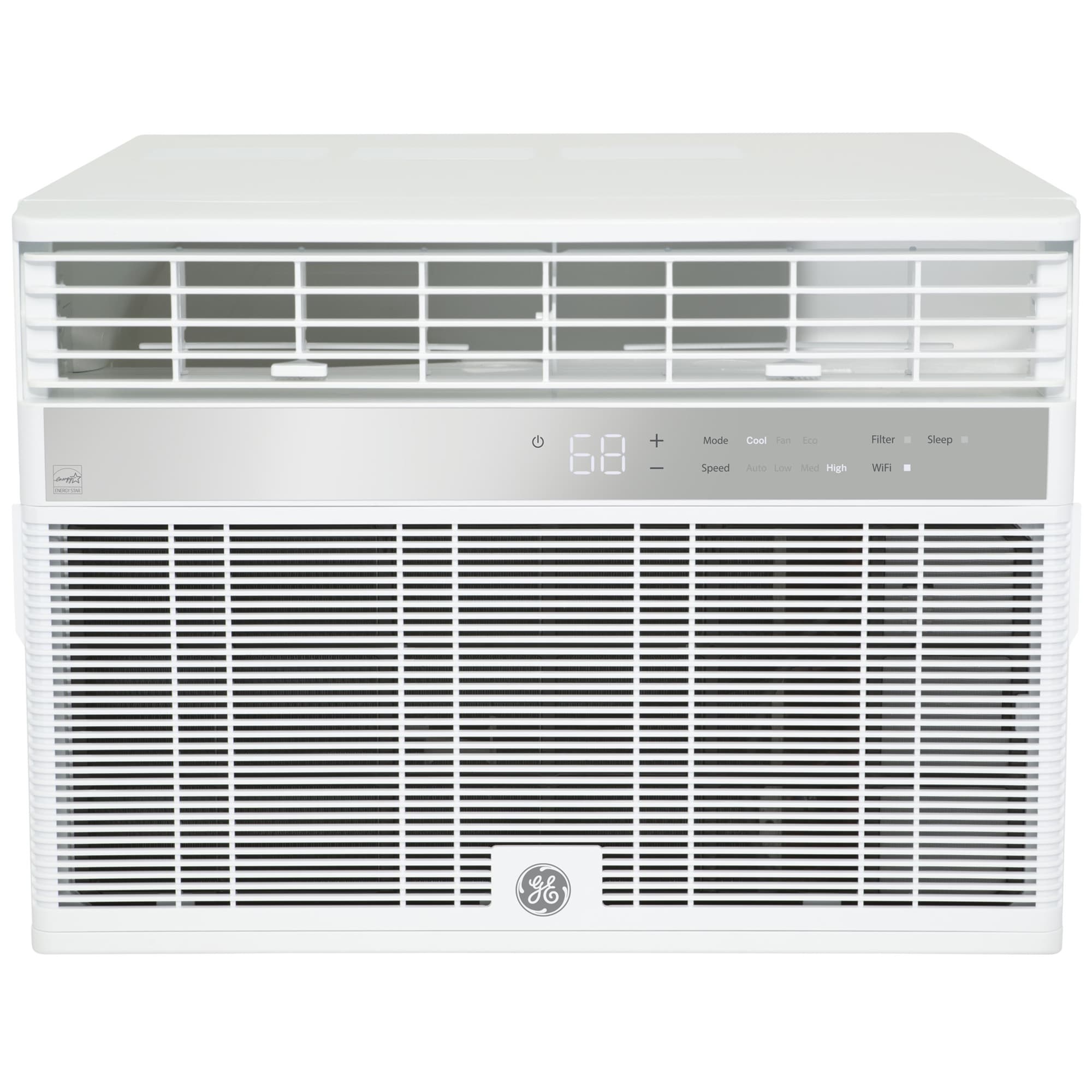 GE 10,000 BTU Smart Energy Star Window Air Conditioner with 3 Fan ...