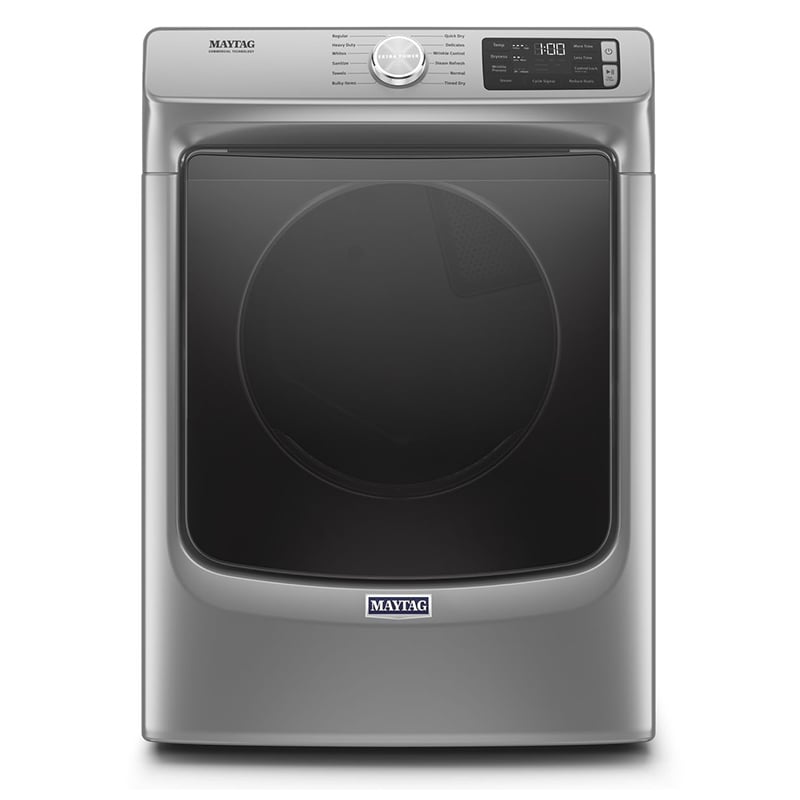 Maytag 27" 7.3 Cu. Ft. Front Loading Gas Dryer with 12 Dryer Programs, 3 Dry Options, Sanitize Cycle, Wrinkle Care & Sensor Dry - Metallic Slate (MGD6630HC)