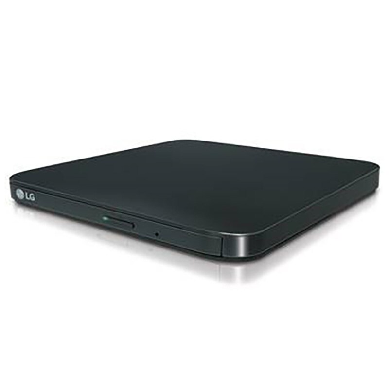 LG Slim Portable DVD Writer DVD Disc Playback & DVD M-DISC Support (SP80NB80)