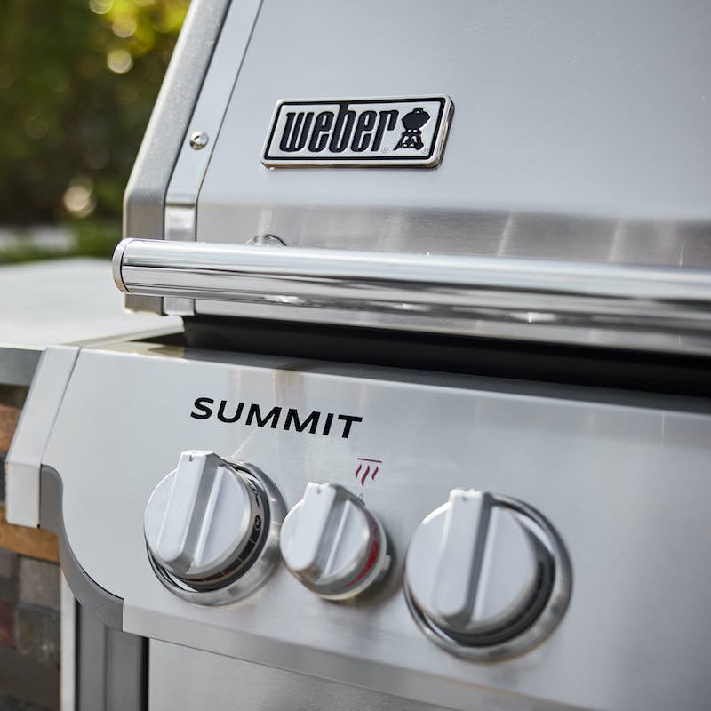 Weber Summit SB38 S Series 5-Burner Built-In Liquid Propane Gas Grill ...