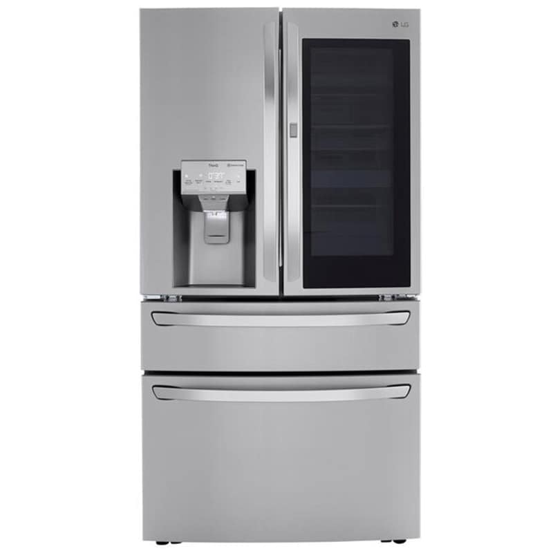 LG InstaView 36 in. 22.5 cu. ft. Counter Depth French Door Refrigerator ...