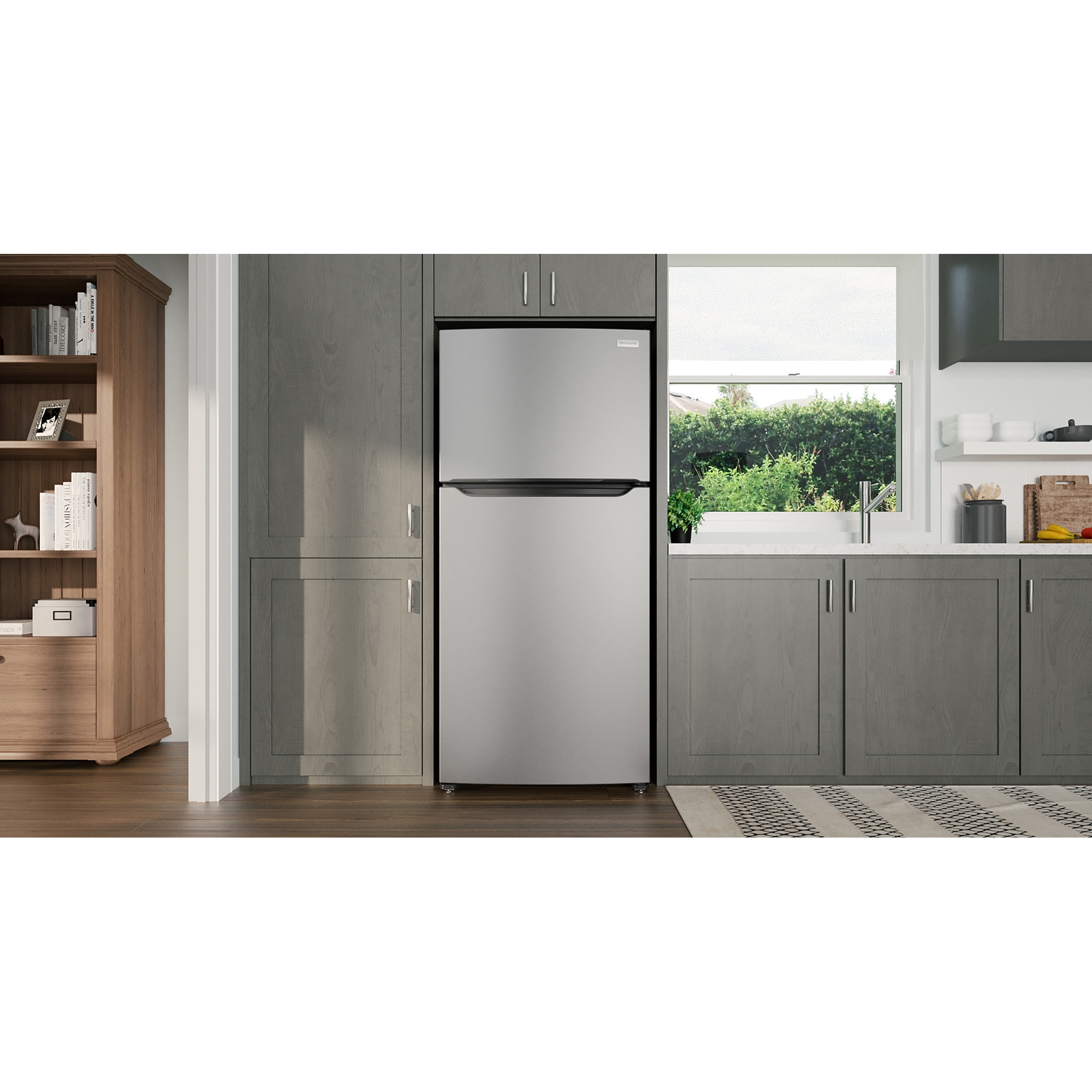 Frigidaire 30 In 18 3 Cu Ft Top Freezer Refrigerator Stainless