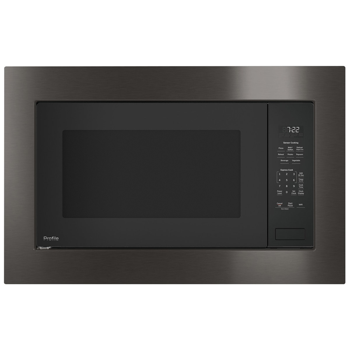 GE Profile 25 in. 2.2 cu. ft. Smart Built-In Microwave with Sensor ...