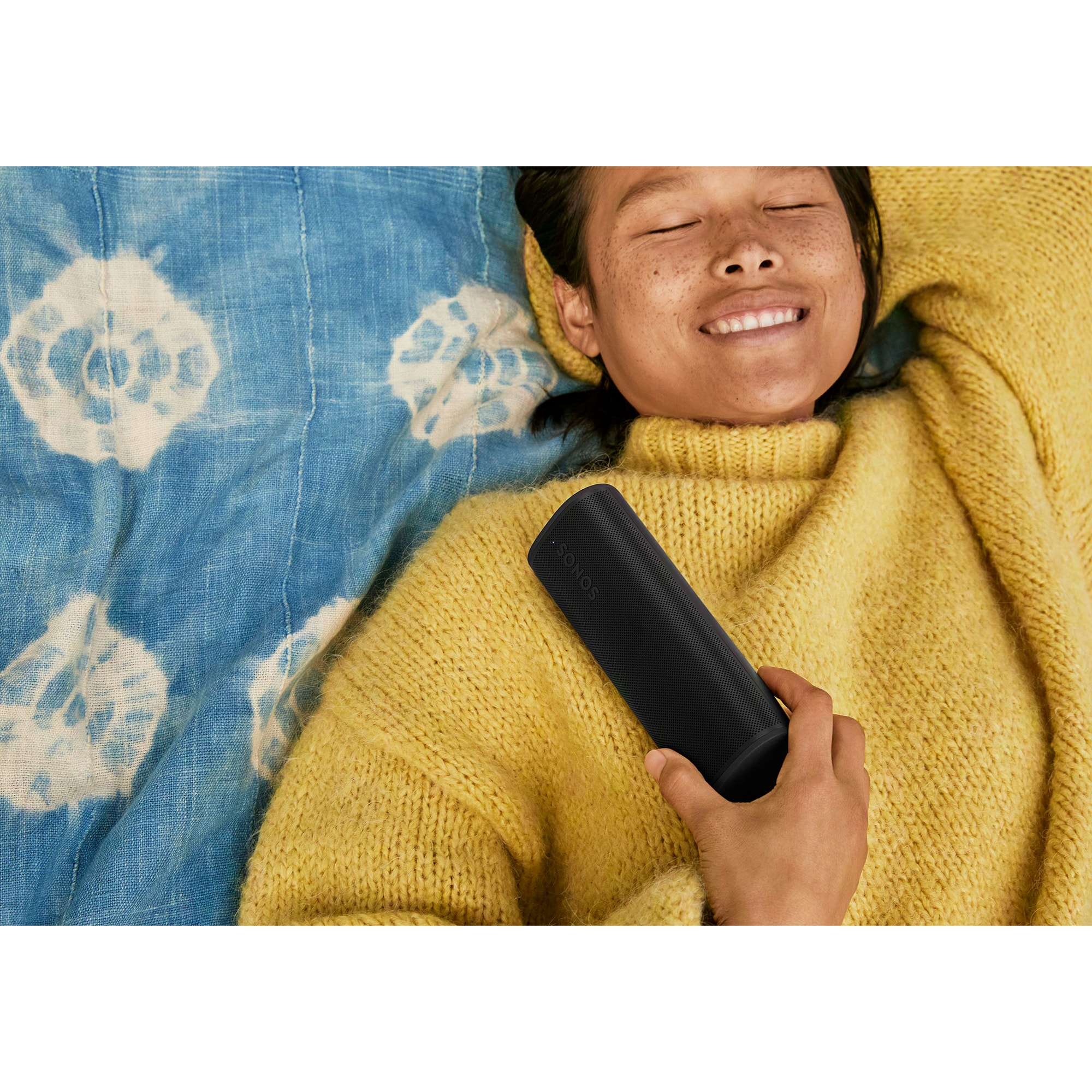 Sonos Roam 2 Portable Rechargeable Waterproof Bluetooth & Wi-Fi Speaker - Black, Black, hires