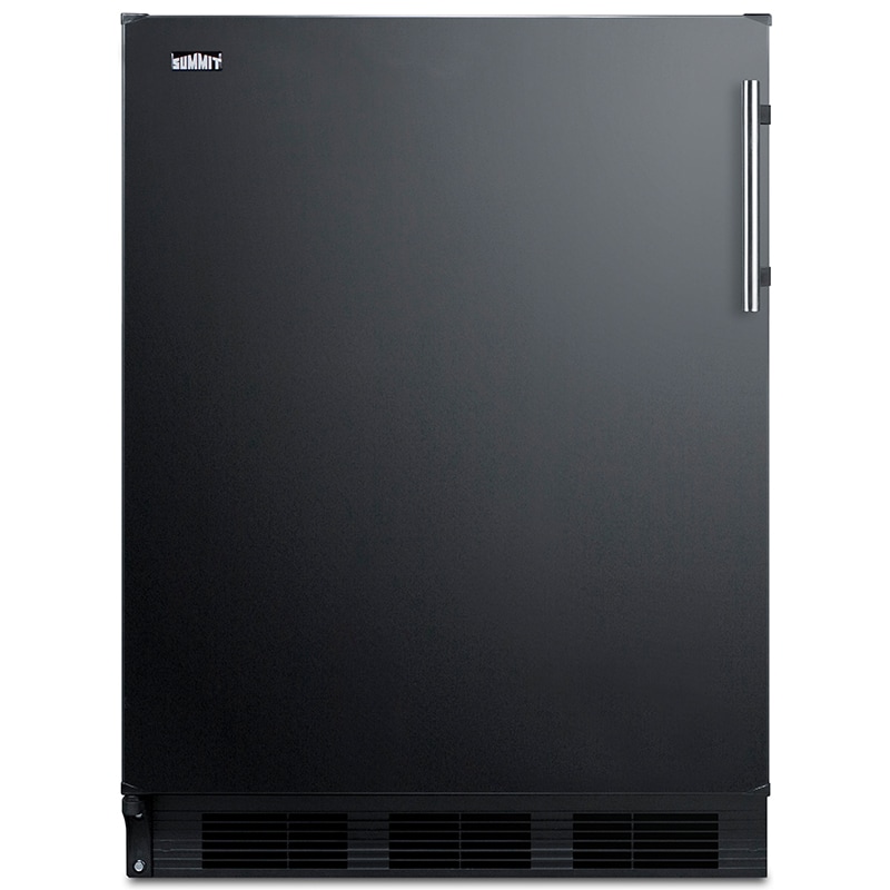 Summit 24" Built-In 5.5 Cu. Ft. Compact Refrigerator (No Freezer Included) - Black (FF63BKBIALHD)