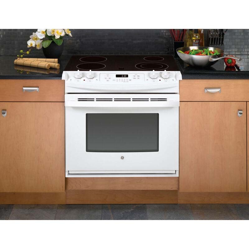 GE 30 In. 4.4 Cu. Ft. Oven Drop-In Electric Range With 4 Smoothtop ...