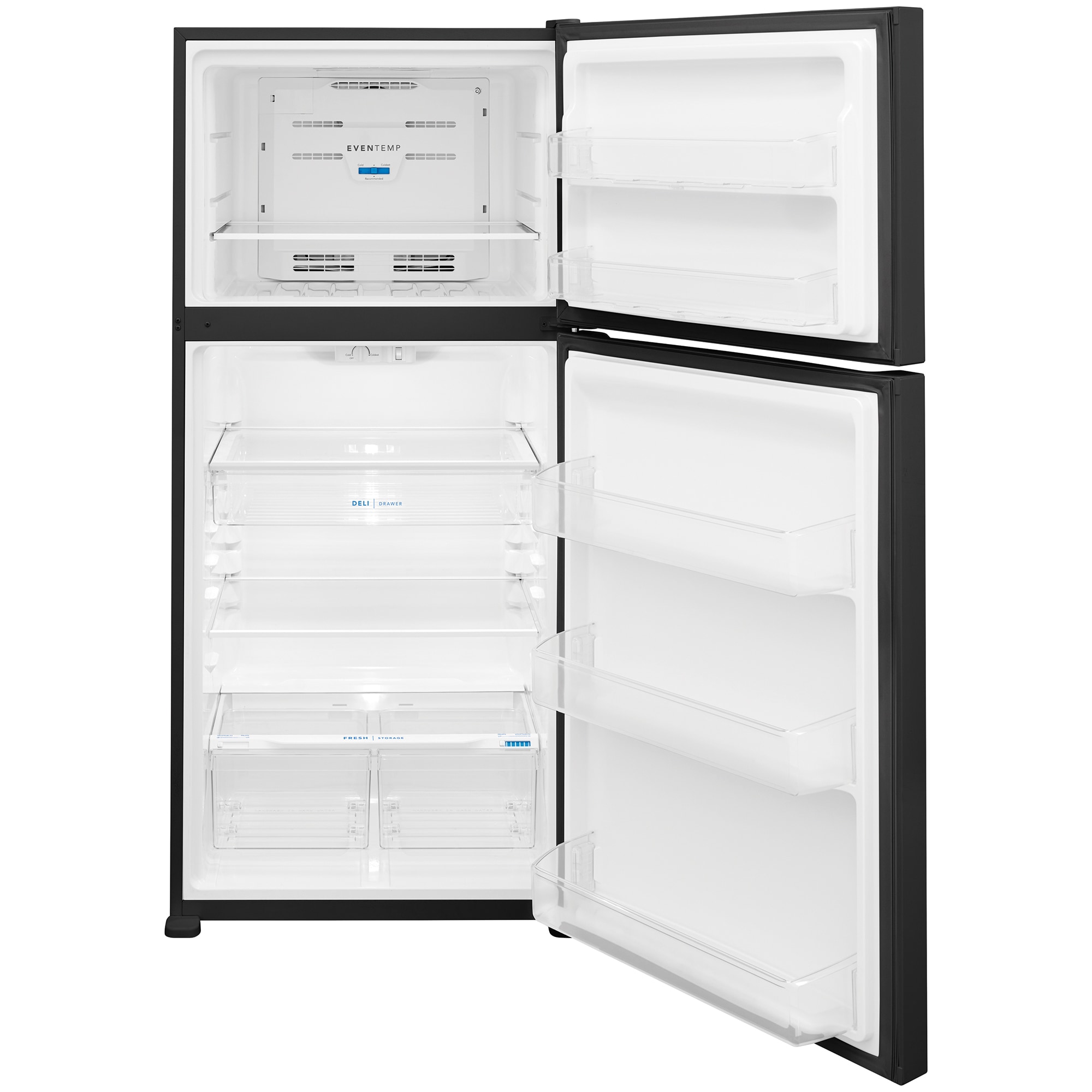 Frigidaire 30 in. 20.0 cu. ft. Top Freezer Refrigerator - Black | P.C ...