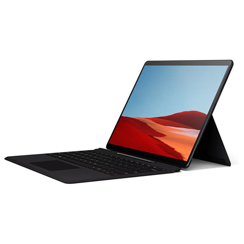 Microsoft MJX-00001 Surface Pro X w/ Octa Core SQ1 3.0GHz, 8GB RAM and 128GB SSD, WiFi + 4G LTE - Matte Black (MJX-00001)