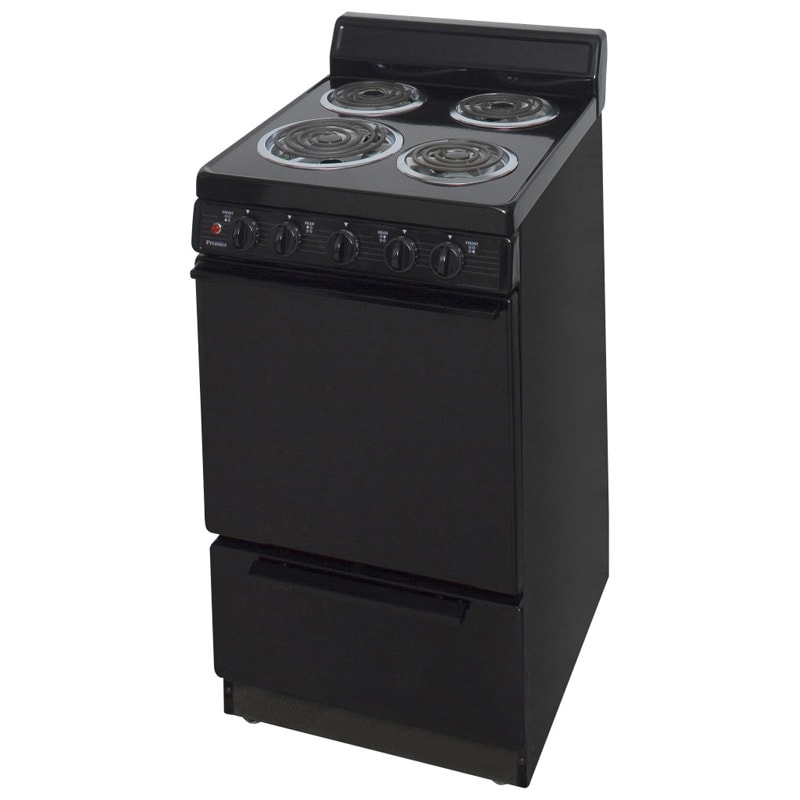 Premier 20 in. 2.4 cu. ft. Oven Freestanding Electric Range with 4 Coil ...