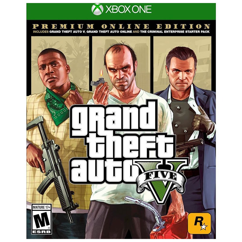 Grand Theft Auto V Premium Online Edition for Xbox One (710425590337)