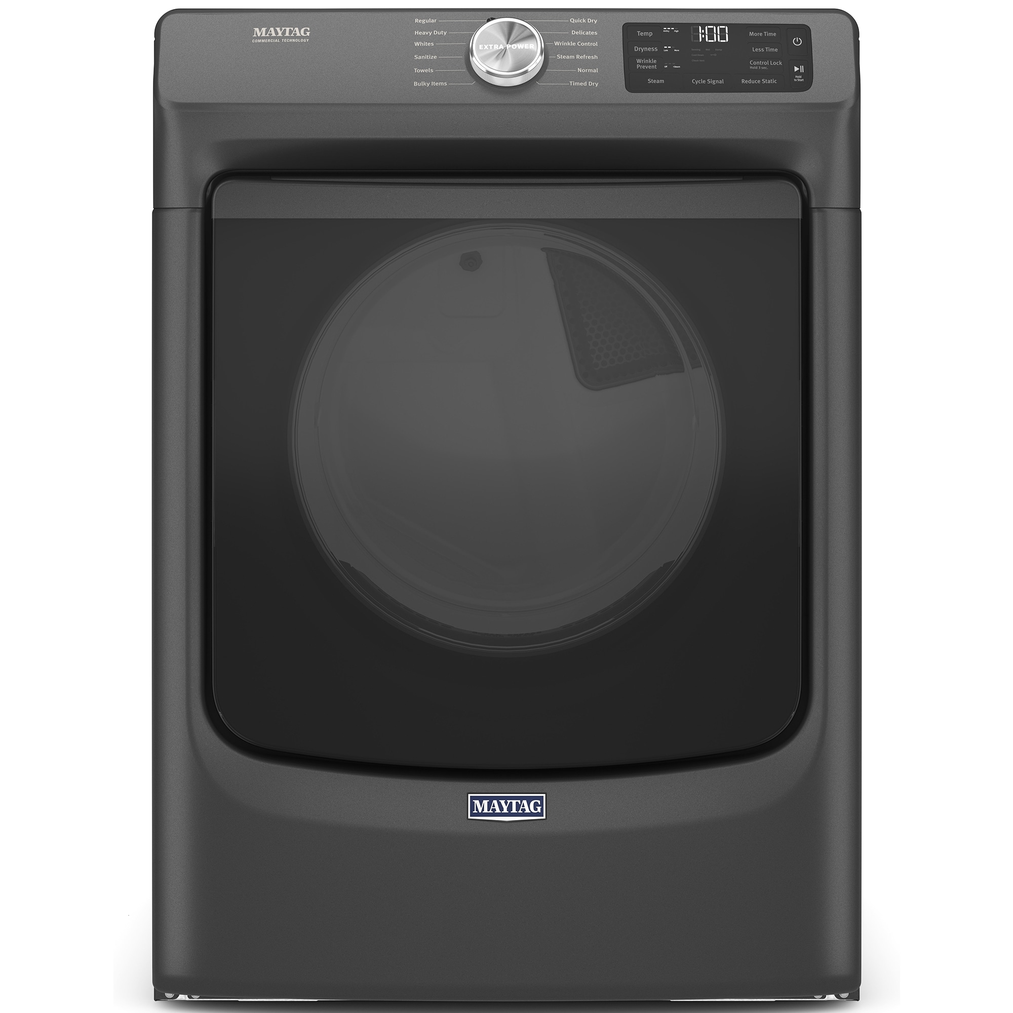 Maytag 27 in. 7.3 cu. ft. Stackable Electric Dryer with Extra Power