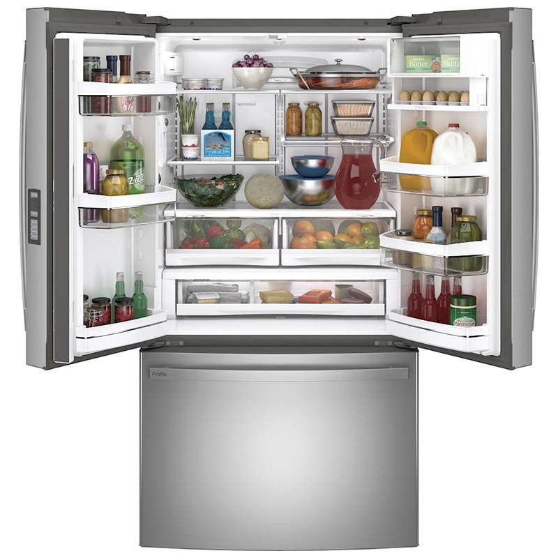 Ge Profile 36 In. 23.1 Cu. Ft. Counter Depth French Door Refrigerator 