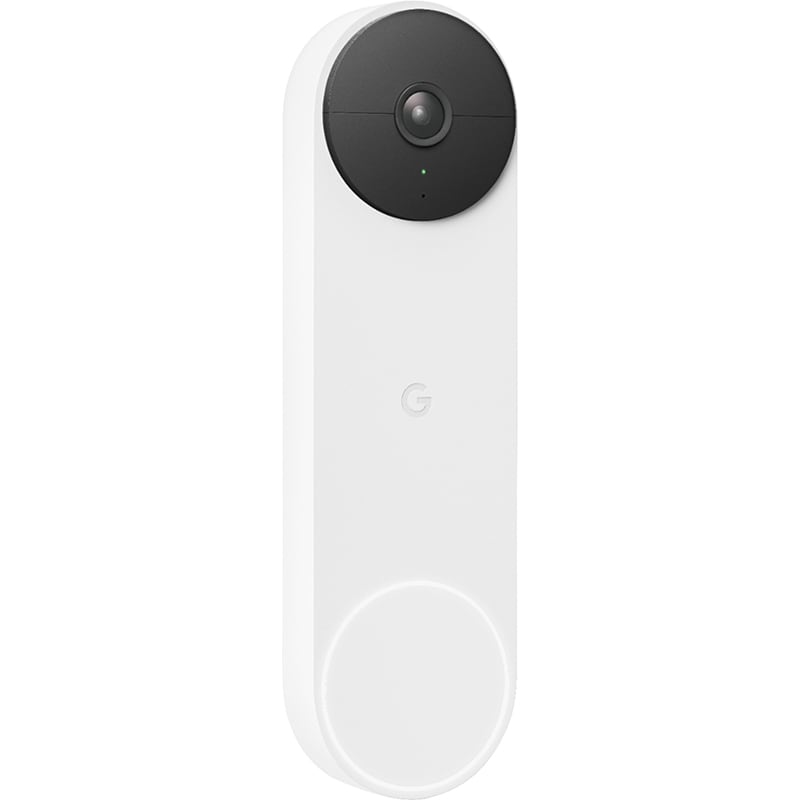 Google Nest Battery Powered 1080p Video Doorbell - Snow (GA01318-US)