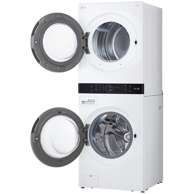 LG 27 in. WashTower with 4.5 cu. ft. Washer with 10 Wash Programs & 7.4 ...