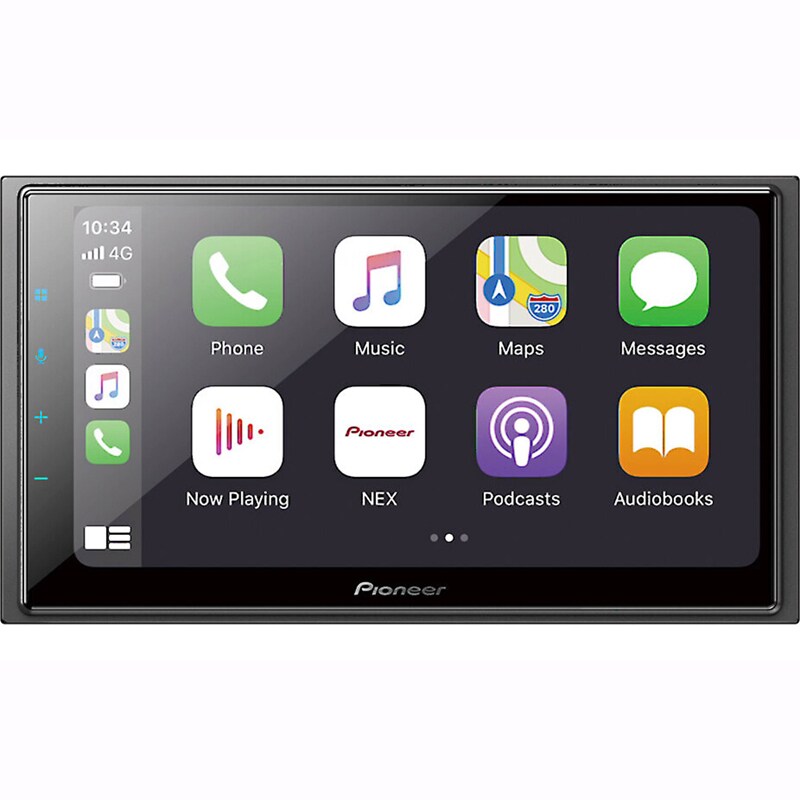 Pioneer In-Dash Multimedia Receiver w/ 6.8" WVGA Capacitive Touchscreen Display & Wireless Android Auto/Apple CarPlay (DMH-W4660NEX)