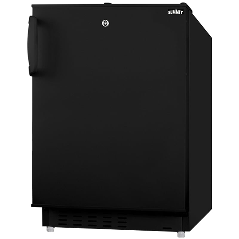 Summit 20 In 27 Cu Ft Mini Fridge With Freezer Compartment Black Pc Richard And Son 6931