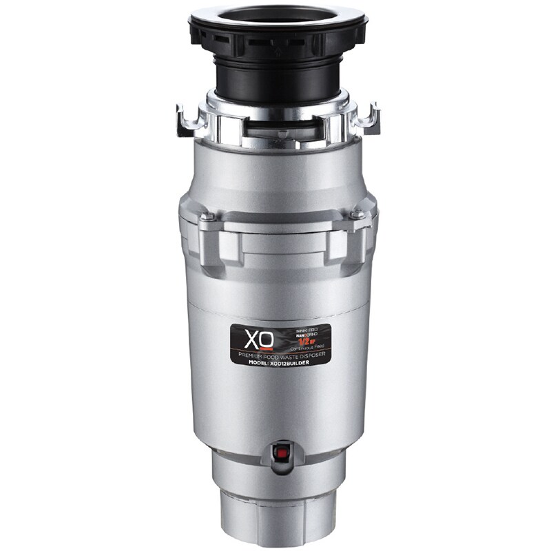 XO 1/2 HP Continuous Feed Waste Disposer with 2500 RPM, Anti-Jam ...