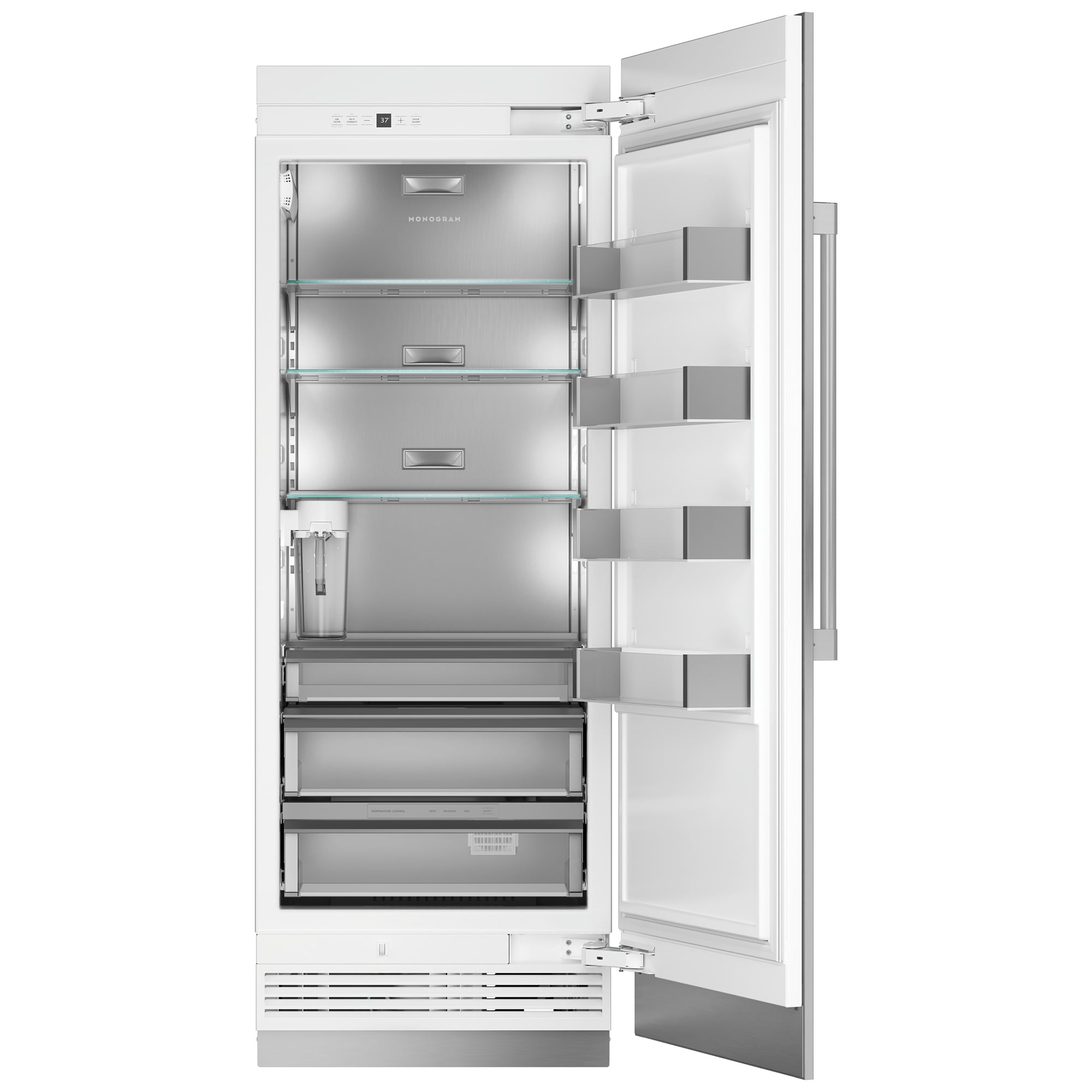 Monogram 30 in. BuiltIn 17.6 cu. ft. Smart Counter Depth Freezerless Refrigerator Custom