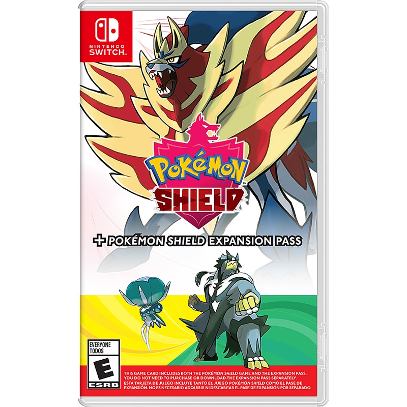 Pokemon Shield + Pokemon Shield Expansion Pass for Nintendo Switch (045496597214)