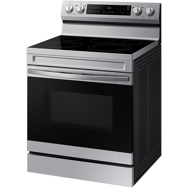 Samsung 30 In. 6.3 Cu. Ft. Smart Air Fry Convection Oven Freestanding ...