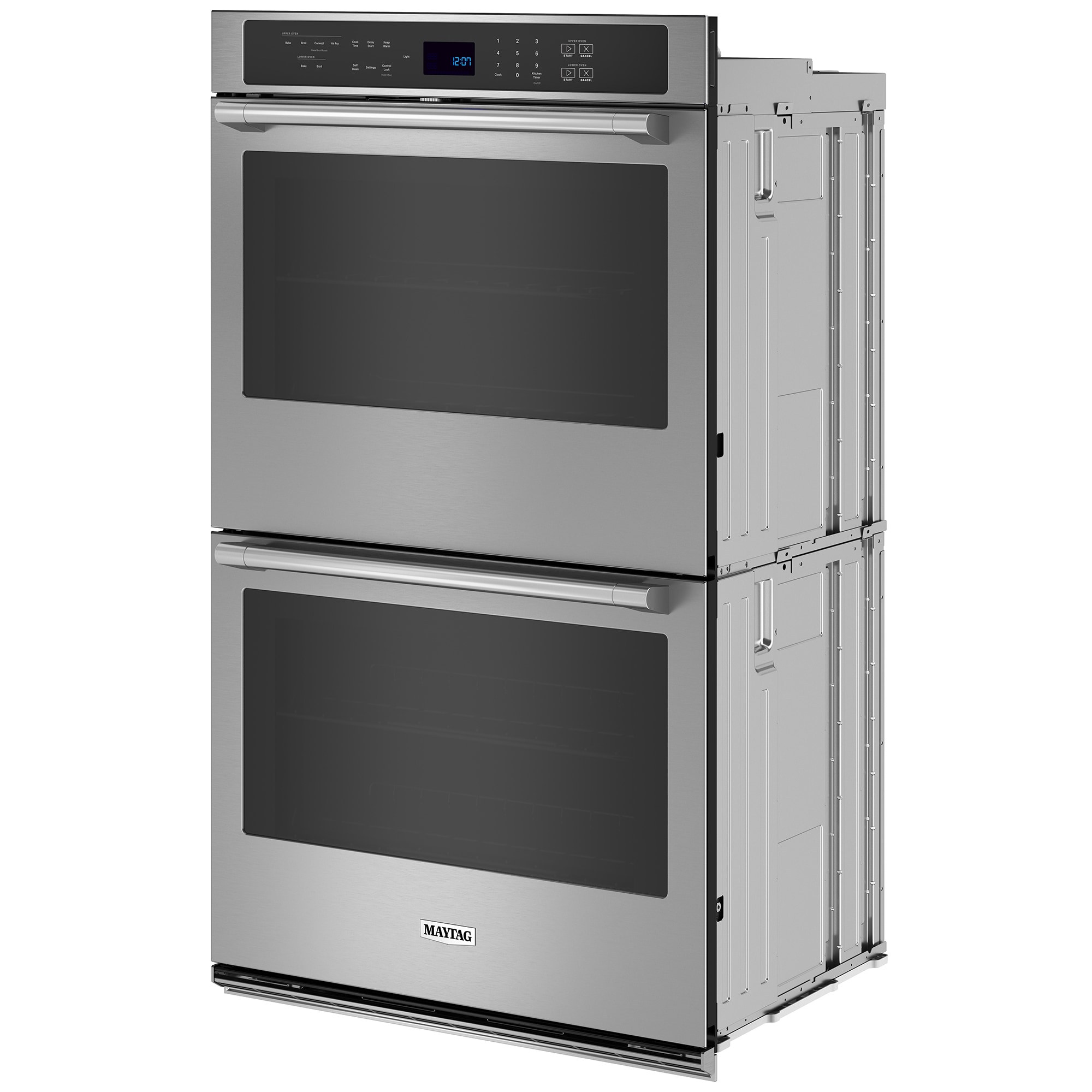 Maytag 30 in. 10.0 cu. ft. Electric Double Wall Oven with True European ...