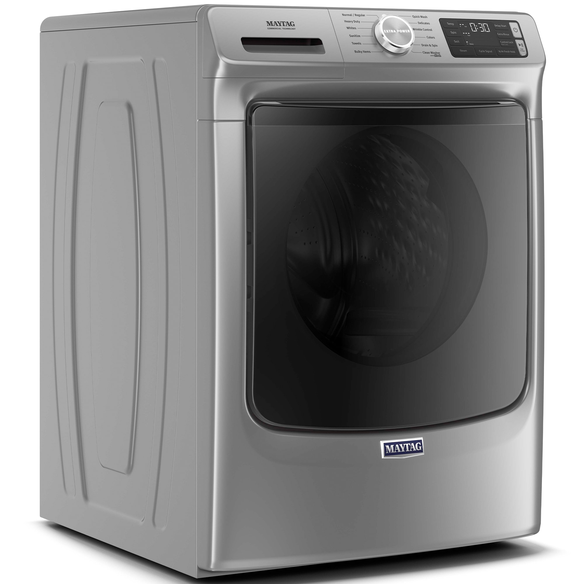 Maytag 27 in. 4.8. cu. ft. Stackable Front Load Washer with Extra Power ...