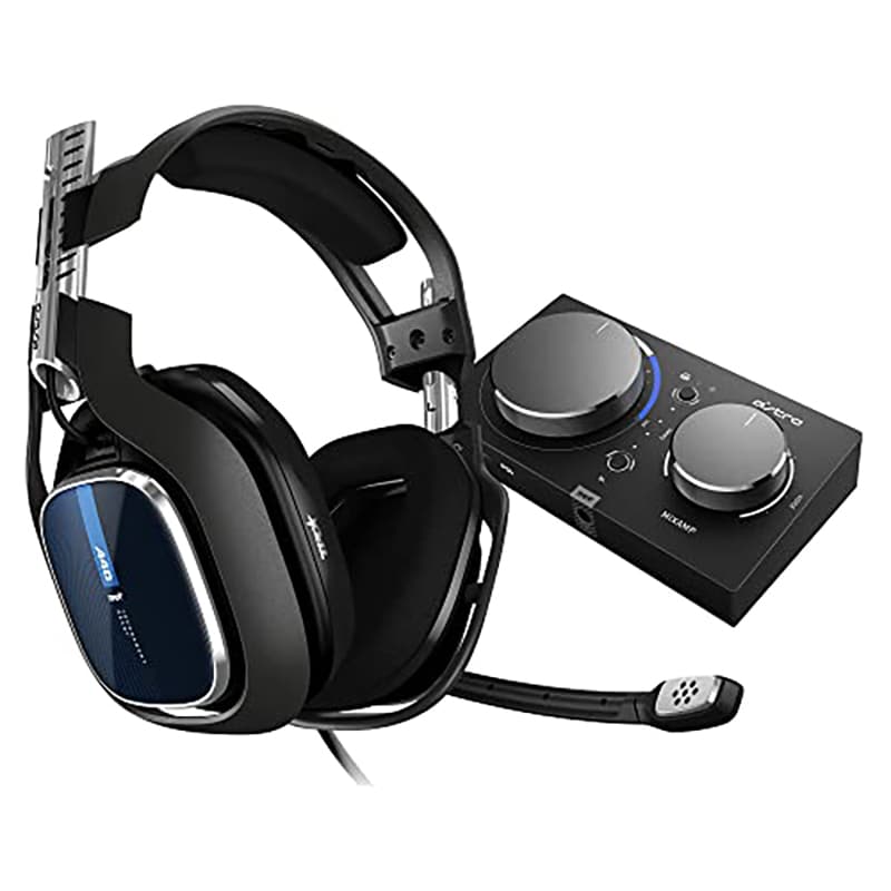 Astro Gaming A40 TR Wired Stereo Headset + MixAmp Pro TR for PS5, PS4 & PC - Blue/Black (939-001660)