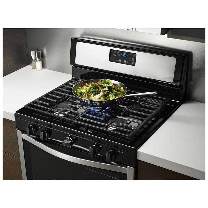 Whirlpool 30 Freestanding Gas Range With 5 Sealed Burners 5 1 Cu Ft Single Oven And Broiler