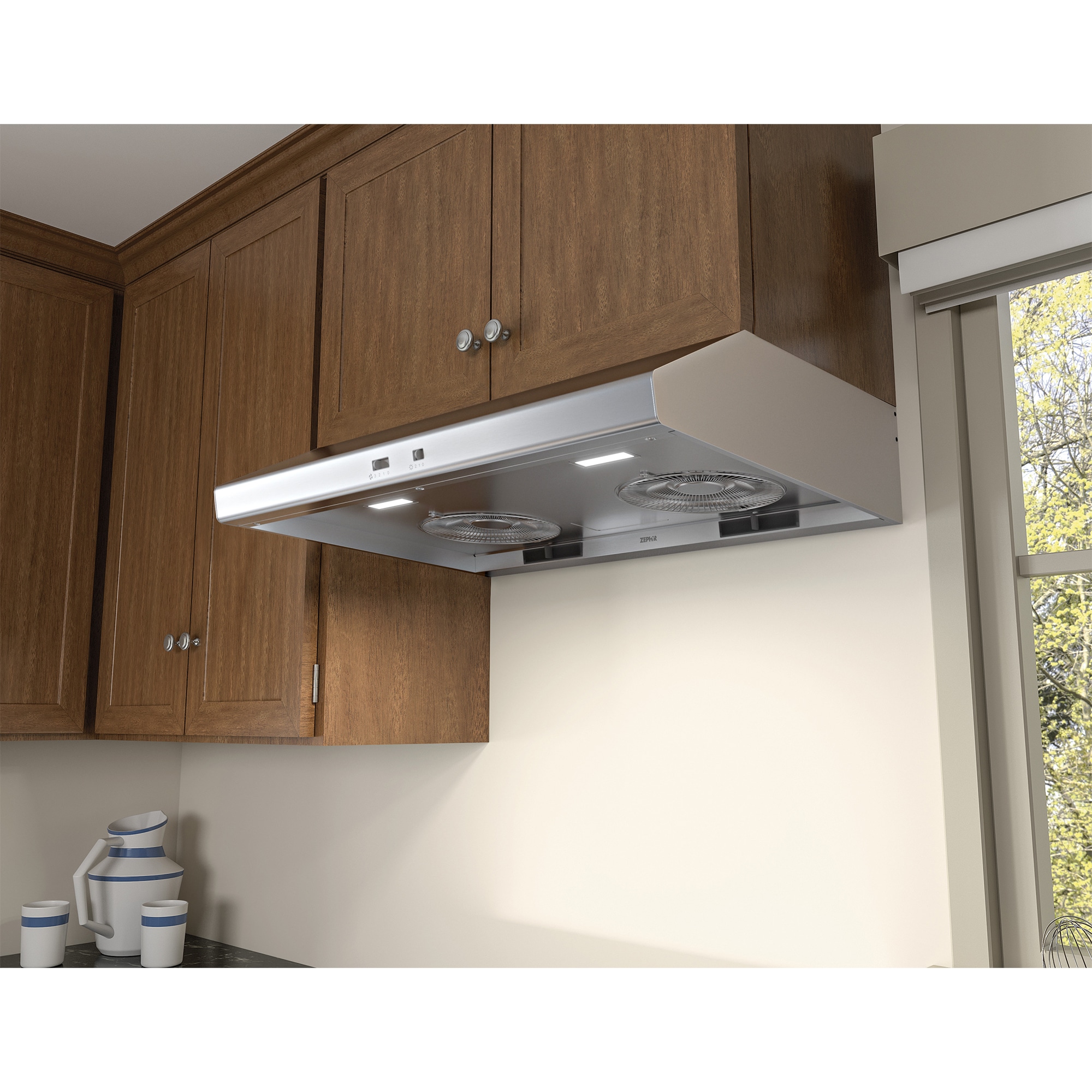 Zephyr Cyclone Series 30 In Standard Style Range Hood With 3 Speed   AZ3 AK6500CS 