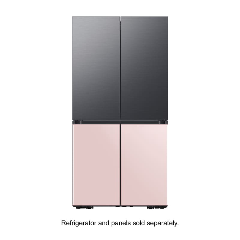 Samsung 4-Door Flex BESPOKE Refrigerator Top Panel - Matte Black Steel ...